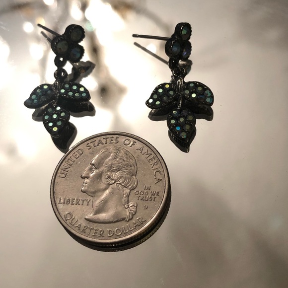 Rhinestone Earrings - Picture 3 of 3